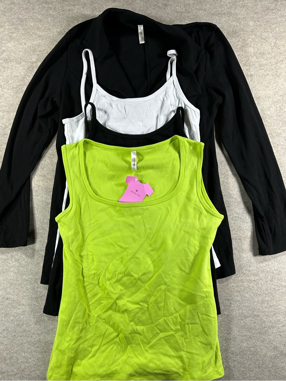 Necessitees 3-piece Layered Tank with jacket